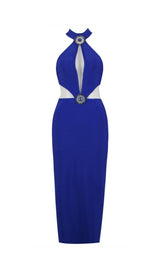 TIGHT MIDI DRESS IN BLUE Dresses styleofcb