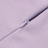 Purple Orange Bandage Mini Dress Dresses styleofcb