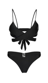 BLACK BIKINI TOP Swimwear Oh CICI