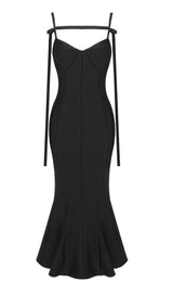 STRAPLESS STRAPY SLIM MAXI DRESS IN BLACK Dresses styleofcb