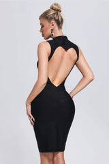 Yalia Backless Mini Bandage Dress Dresses styleofcb