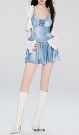 Dodson Blue Flower One-Piece Swimsuit