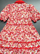 Floral Print Collared Mini Dress