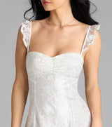 Butterfly Lace-Up Skater Dress