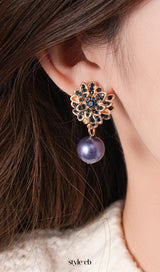 Danilo Flower Pearl Earrings