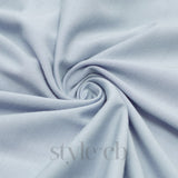 SHOULDER PADS RUFFLED V-NECK ASYMMETRIC HEM DRESS