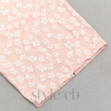 PUFF SLEEVE BARDOT FLORAL DRESS PINK