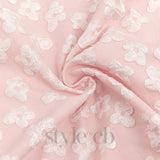 PUFF SLEEVE BARDOT FLORAL DRESS PINK