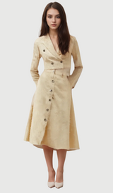 Karine white fringed jacket & skirt matching set