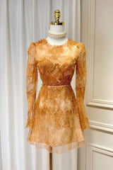 FLORAL AND RAMAGE EMBROIDERY MIDI DRESS