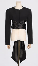 ANDEANA BOW CROP TOP IN WHITE