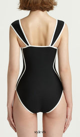 Darya Black One-Piece Swimsuit