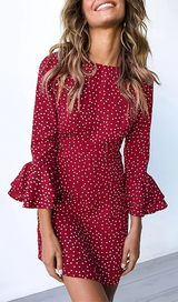 PRINCESS POLLY POLKA DOTS MINI DRESS