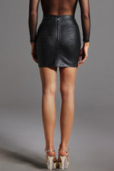 Stolen Cross Bandage Mini Skirt