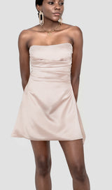 STRAPLESS CORSET DRESS