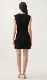 Roxane faux-floral embellished mini dress