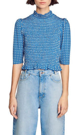 MOLITOR SMOCKED TOP