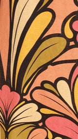 jennifer print Twist Halter Top - Melon