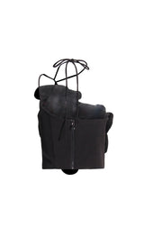 WHITE ANDIA FLOWER EMBELLISHED CROP TOP