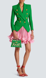 PINK ANAVIA PINK RUFFLE HEM SKIRT