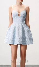AMICE BLUE PEARL MINI DRESS