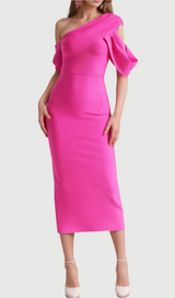 ALEXIS ONE SHOULDER BANDAGE DRESS