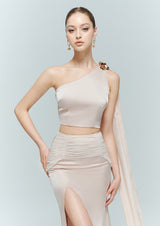 victoria Fishtail Skirt set in pink