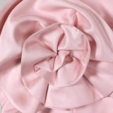 PINK FLORAL STRAPLESS TUBE TOP MIDI DRESS