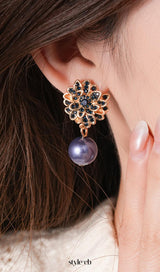 Danilo Flower Pearl Earrings