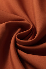 Apricot Floral Leaves Embroidered High Waist Maxi Skirt