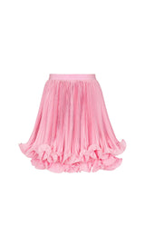 PINK ANAVIA PINK RUFFLE HEM SKIRT