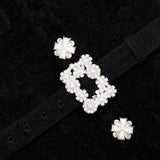 ingrid Black Chenille Knit Mini Dress