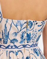 Embroidered Mini Dress