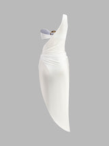 Gold Bikini Set and Stylish Pareo