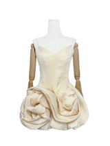 doreen 3d flower bud mini dress