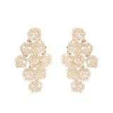 Ariane geometric crystal earrings