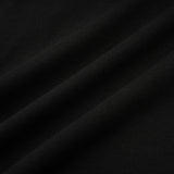 Odette black ruched stretch-jersey top