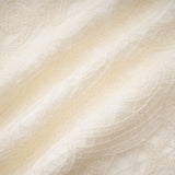 Eulalie Cream White Lace Blouse & Skirt Set