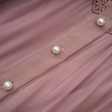 Inès lace cut-out tiered midi dress