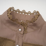 Inès lace cut-out layered mini dress