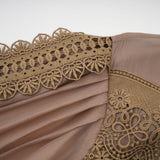 Inès lace cut-out layered mini dress