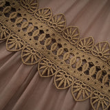 Inès lace cut-out layered mini dress