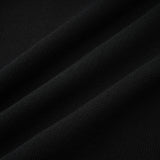 Fabienne black embellished ruffled knitted mini dress