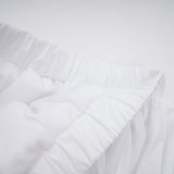 tiffany White off-shoulder Ruched Blouse & Skirt Set