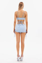 Ivanna Diamante Shimmer Bikini Three Piece Set