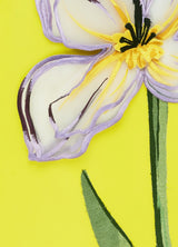 suzanne Appliqué Floral Bustier Maxi Dress in yellow