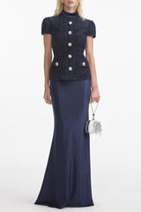 Munoz Metallic Tweed Two Piece Set