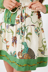 Multi Birdie Mini Dress