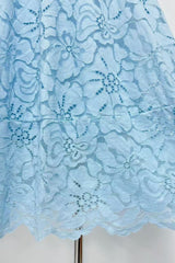 samantha Hollow Out Sleeveless maxi Dress in blue