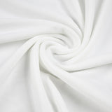 long sleeve draped cowl neck maxi dress in white